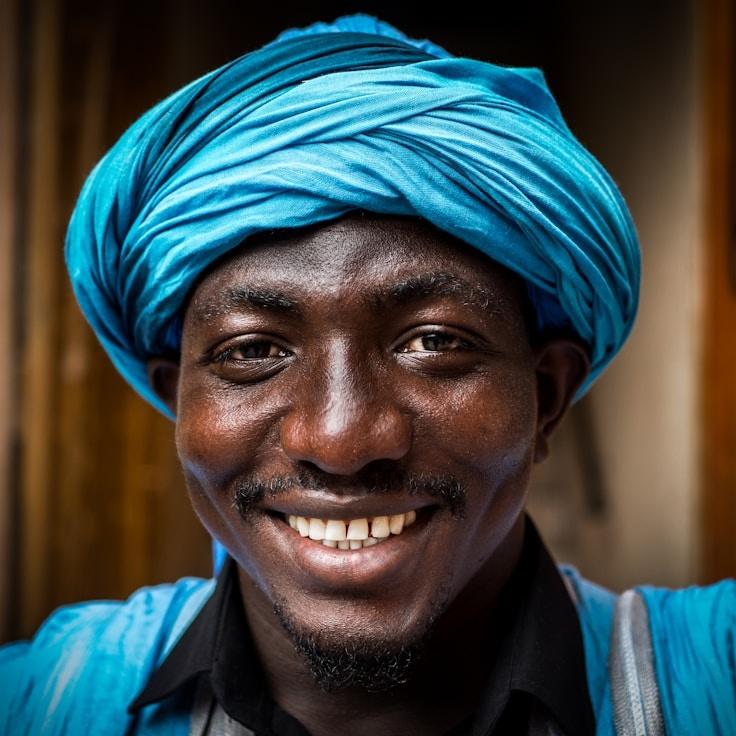 Portrait of a group coordinator and fusion cooking expert